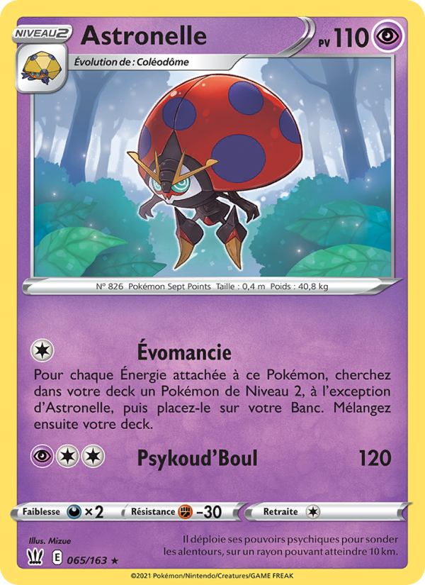 Astronelle 65 — Styles de combat (French Pokémon TCG card)