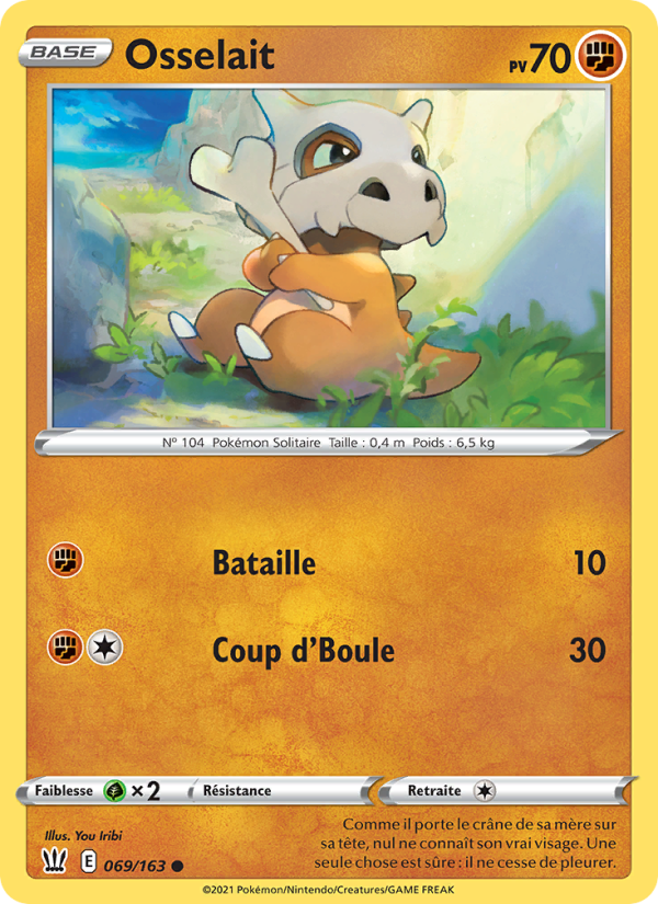 Osselait 69 — Styles de combat (French Pokémon TCG card)