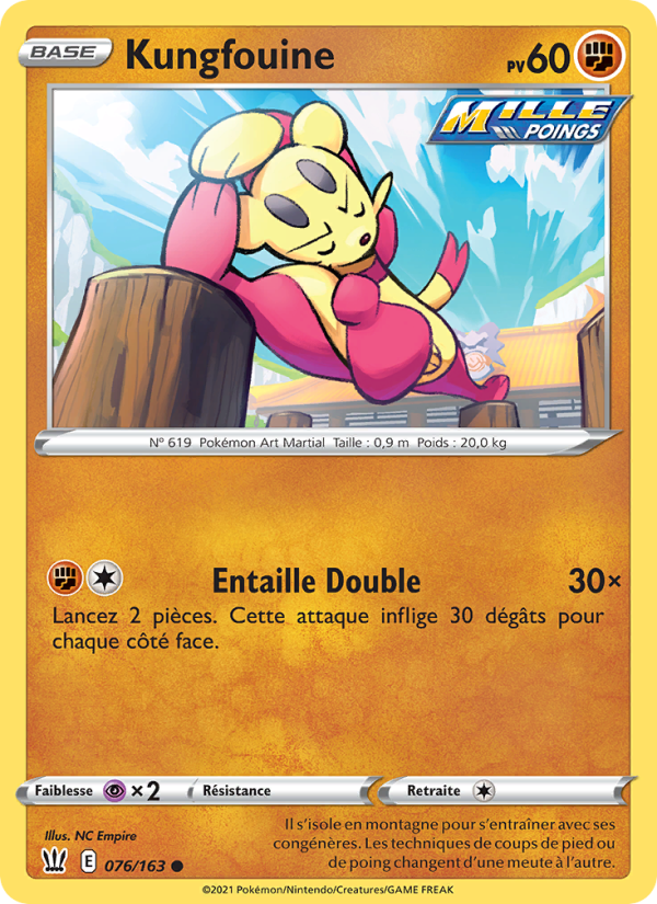 Kungfouine 76 — Styles de combat (French Pokémon TCG card)
