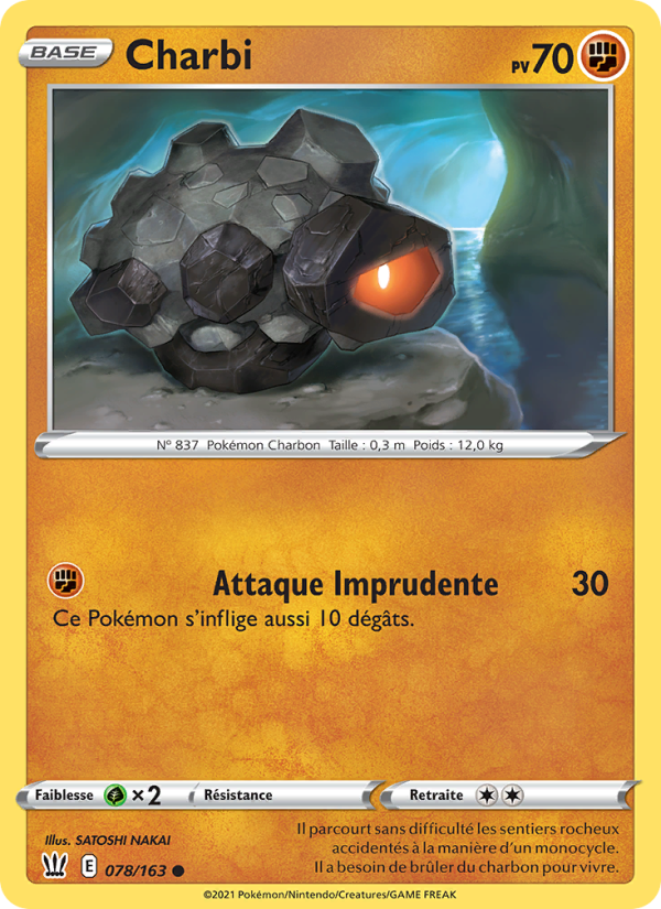 Charbi 78 — Styles de combat (French Pokémon TCG card)
