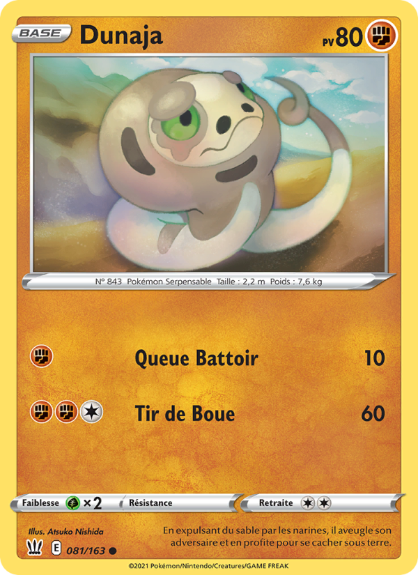 Dunaja 81 — Styles de combat (French Pokémon TCG card)