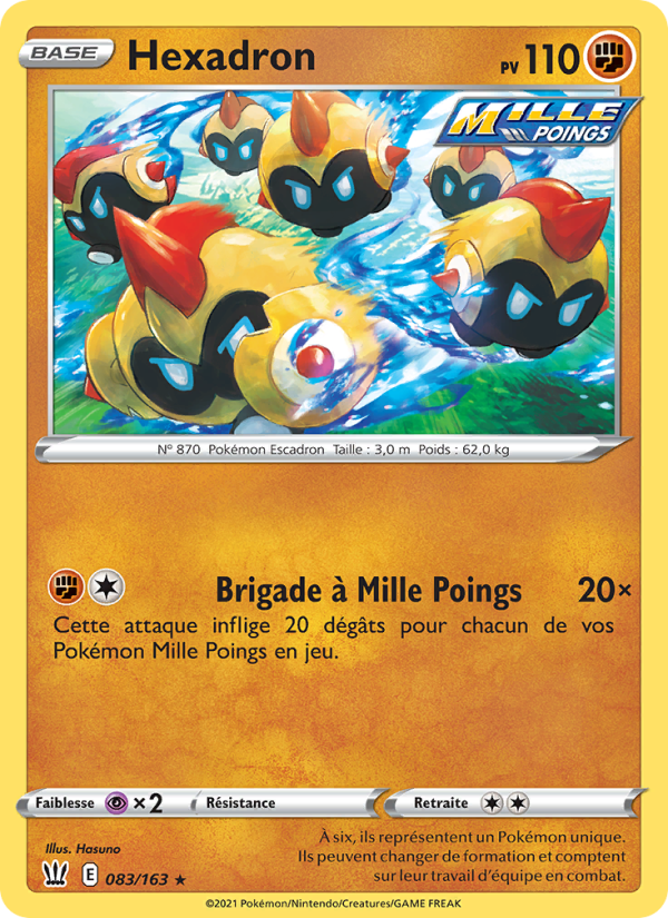 Hexadron 83 — Styles de combat (French Pokémon TCG card)