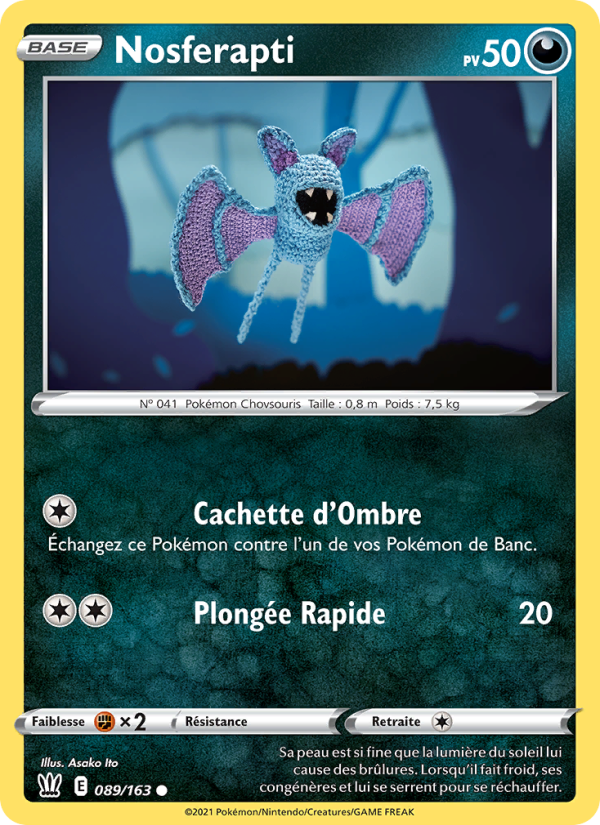 Nosferapti 89 — Styles de combat (French Pokémon TCG card)