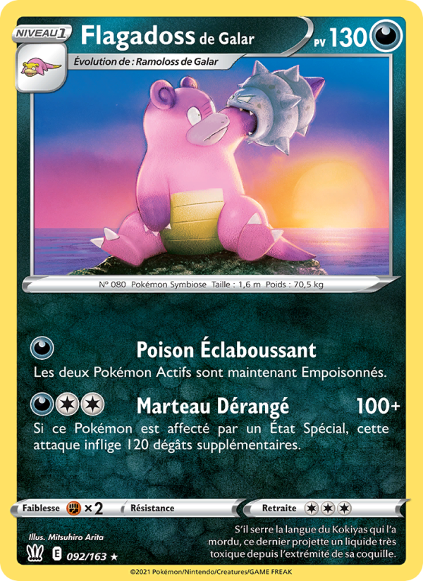 Flagadoss de Galar 92 — Styles de combat (French Pokémon TCG card)