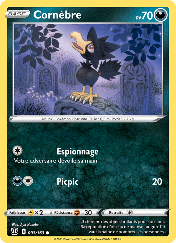 Cornèbre 93 — Styles de combat (French Pokémon TCG card)