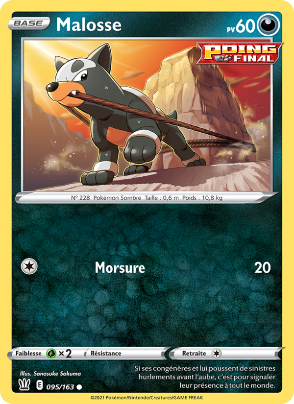 Malosse 95 — Styles de combat (French Pokémon TCG card)