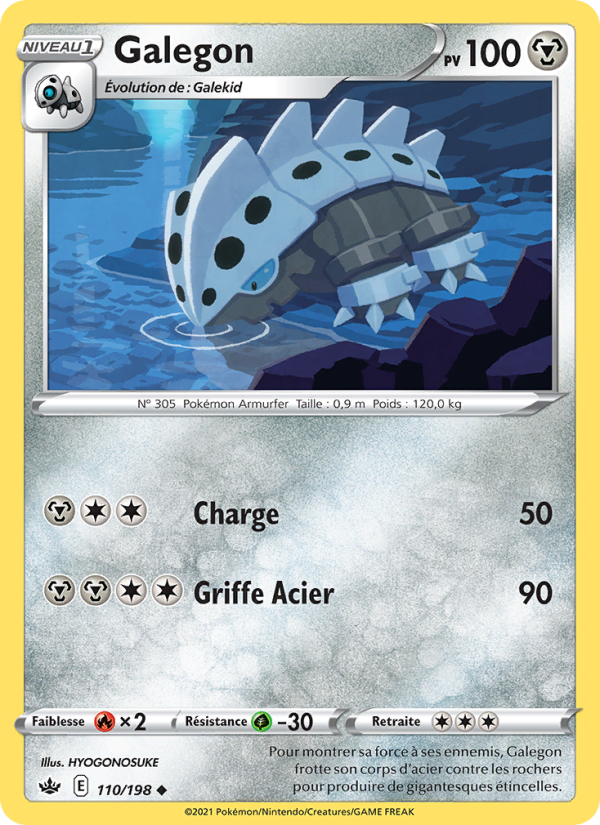Galegon 110 — Règne de Glace (French Pokémon TCG card)