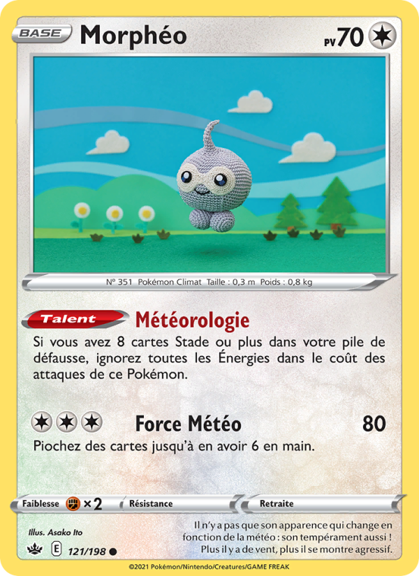 Morphéo 121 — Règne de Glace (French Pokémon TCG card)
