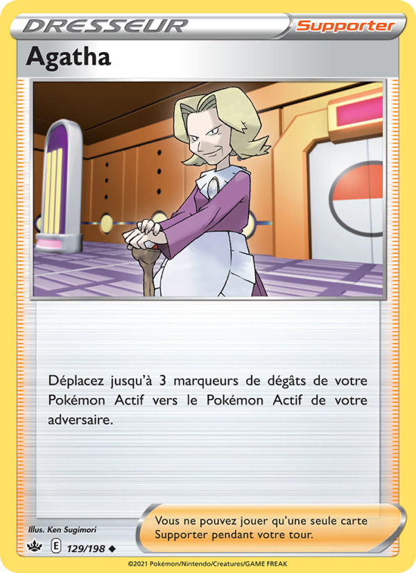Agatha 129 — Règne de Glace (French Pokémon TCG card)