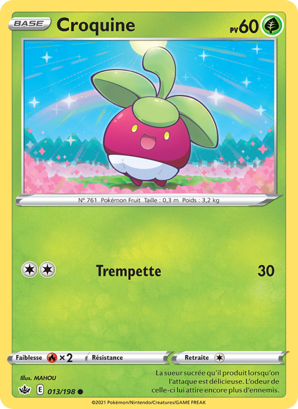 Croquine 13 — Règne de Glace (French Pokémon TCG card)
