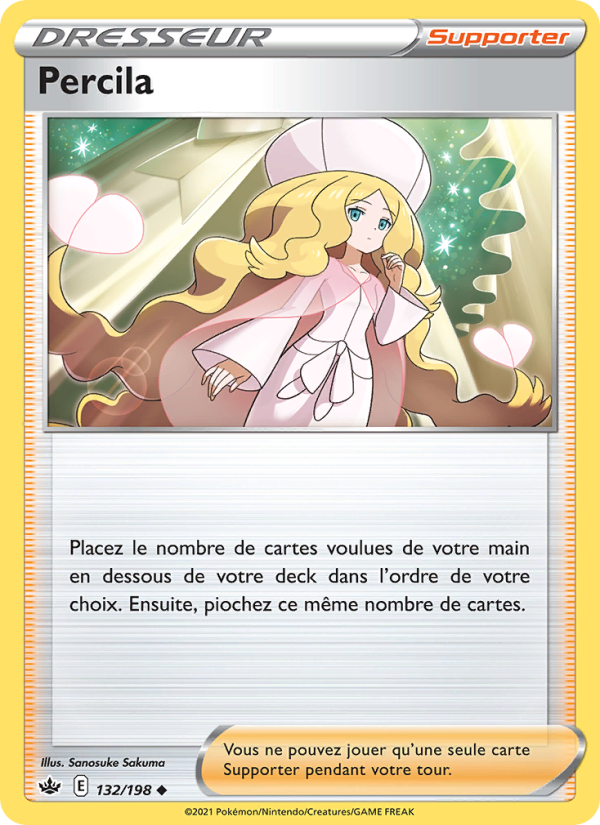 Percila 132 — Règne de Glace (French Pokémon TCG card)