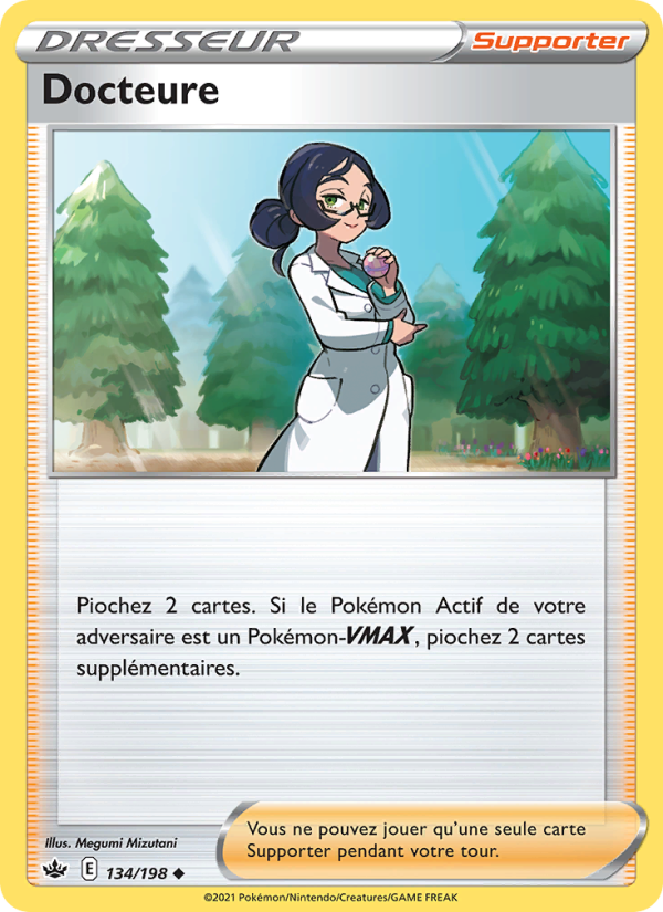 Docteure 134 — Règne de Glace (French Pokémon TCG card)