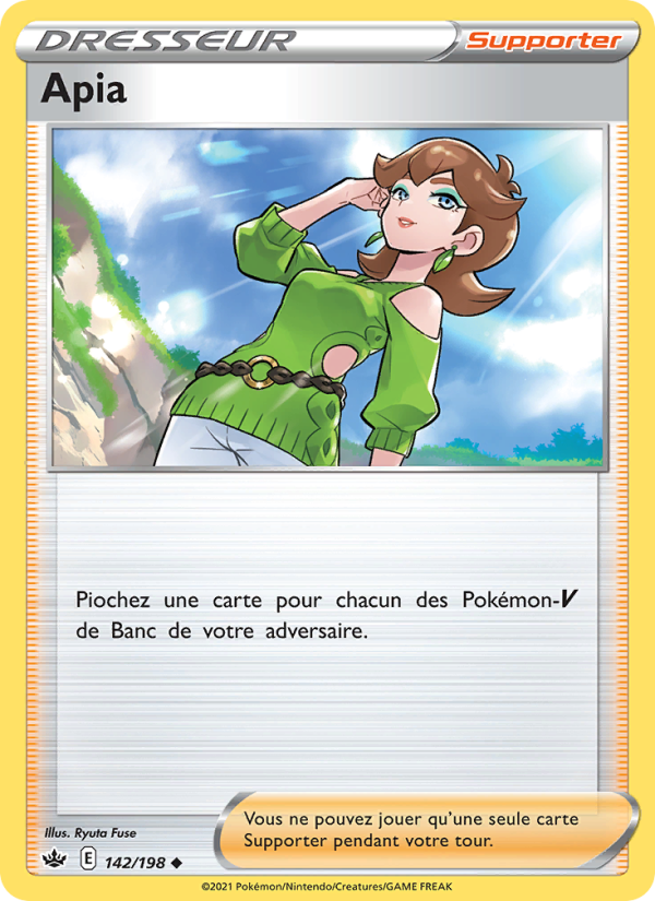 Apia 142 — Règne de Glace (French Pokémon TCG card)
