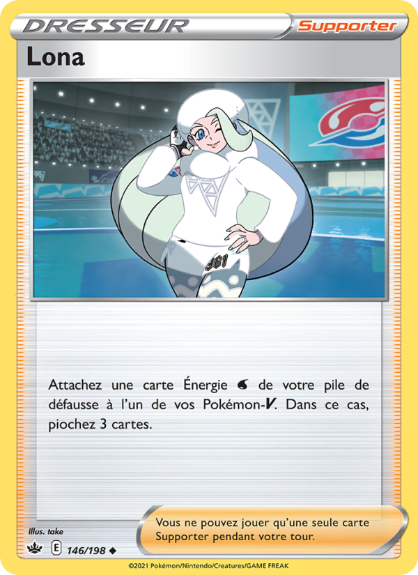 Lona 146 — Règne de Glace (French Pokémon TCG card)