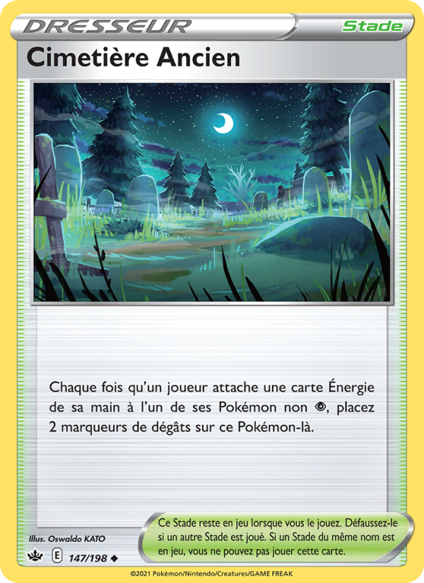 Cimetière Ancien 147 — Règne de Glace (French Pokémon TCG card)