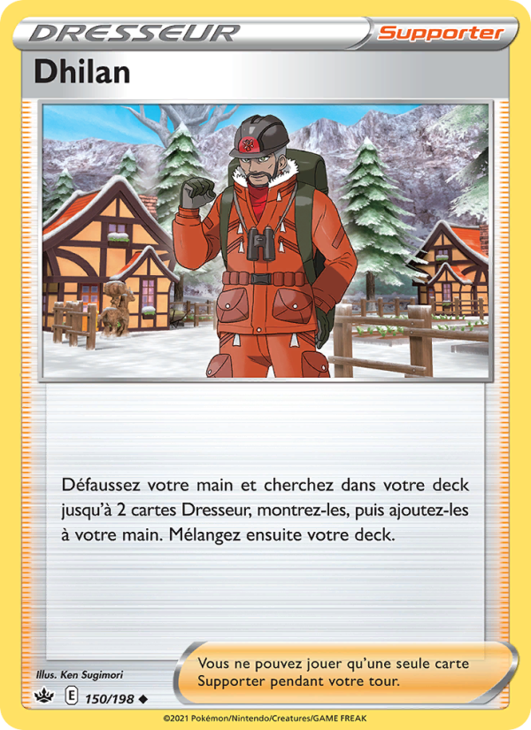 Dhilan 150 — Règne de Glace (French Pokémon TCG card)