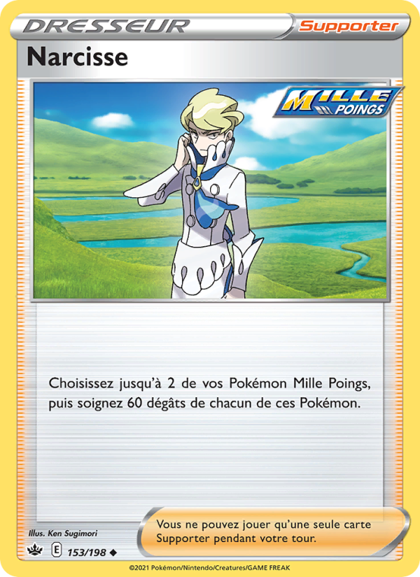Narcisse 153 — Règne de Glace (French Pokémon TCG card)
