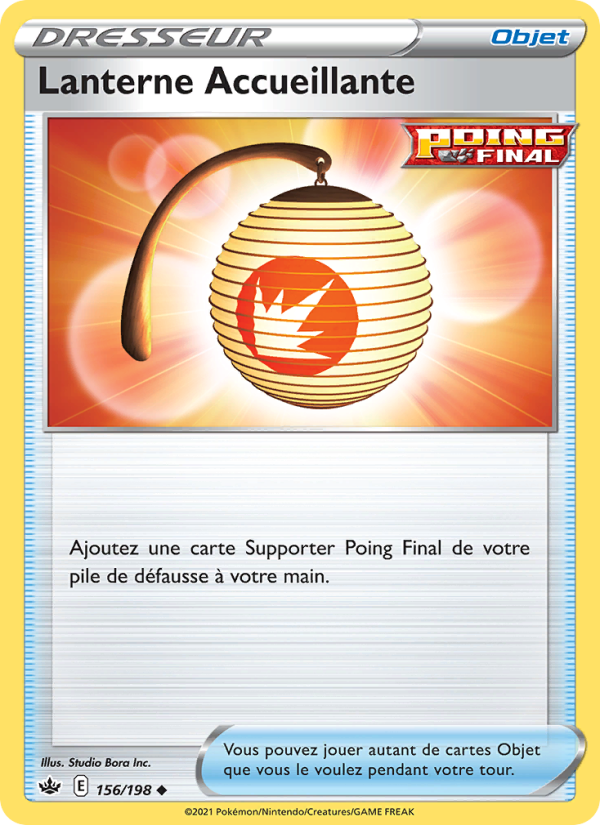 Lanterne Accueillante 156 — Règne de Glace (French Pokémon TCG card)