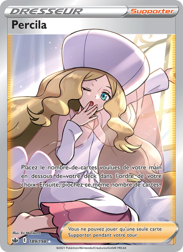 Percila 189 — Règne de Glace (French Pokémon TCG card)