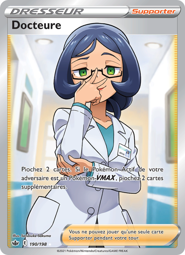 Docteure 190 — Règne de Glace (French Pokémon TCG card)