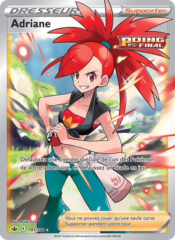 Adriane 191 — Règne de Glace (French Pokémon TCG card)