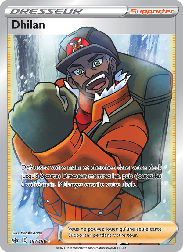 Dhilan 197 — Règne de Glace (French Pokémon TCG card)