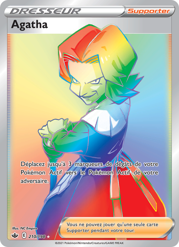 Agatha 210 — Règne de Glace (French Pokémon TCG card)