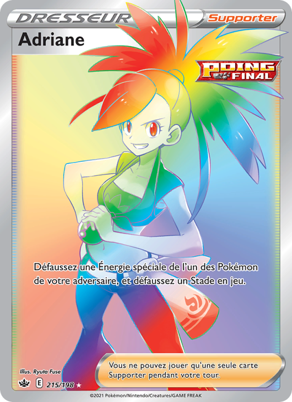 Adriane 215 — Règne de Glace (French Pokémon TCG card)