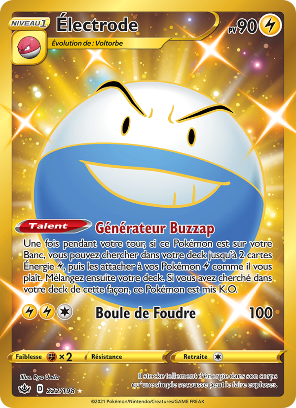 Électrode 222 — Règne de Glace (French Pokémon TCG card)