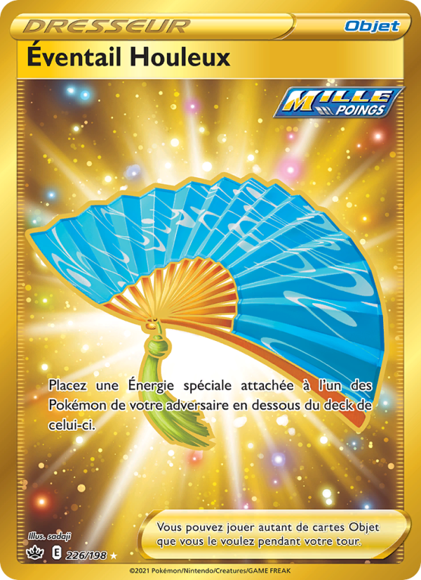 Éventail Houleux 226 — Règne de Glace (French Pokémon TCG card)