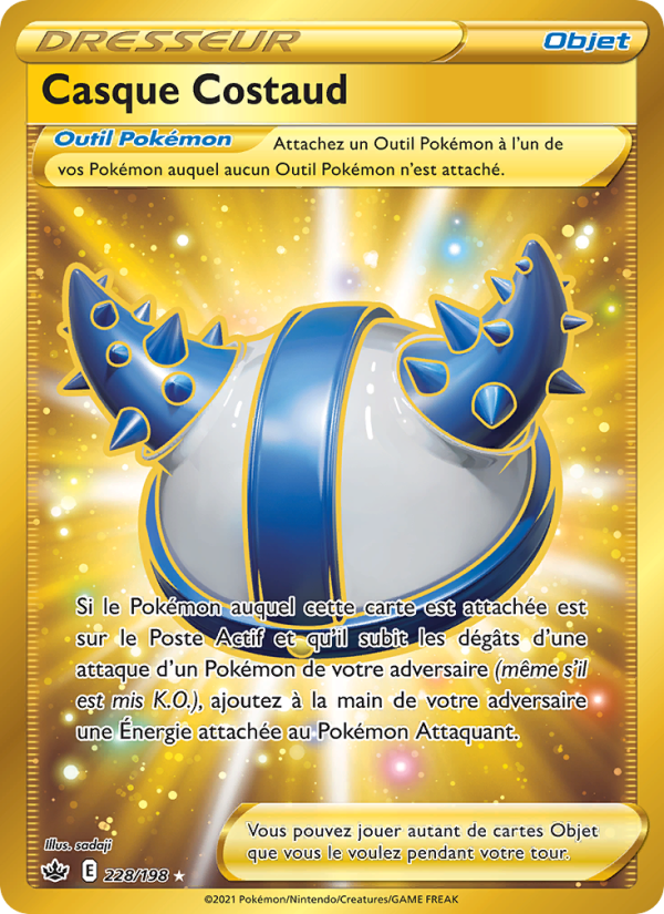 Casque Costaud 228 — Règne de Glace (French Pokémon TCG card)