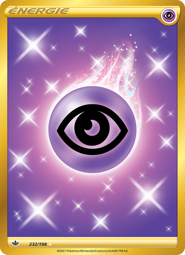 Énergie Psy 232 — Règne de Glace (French Pokémon TCG card)