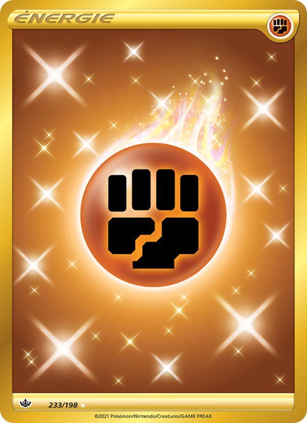 Énergie Combat 233 — Règne de Glace (French Pokémon TCG card)