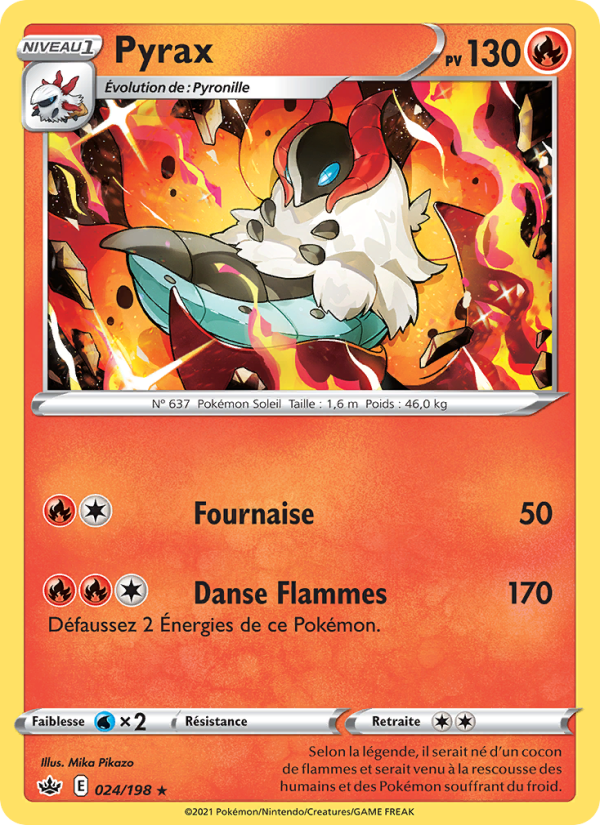Pyrax 24 — Règne de Glace (French Pokémon TCG card)