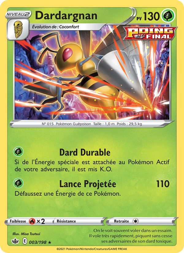 Dardargnan 3 — Règne de Glace (French Pokémon TCG card)