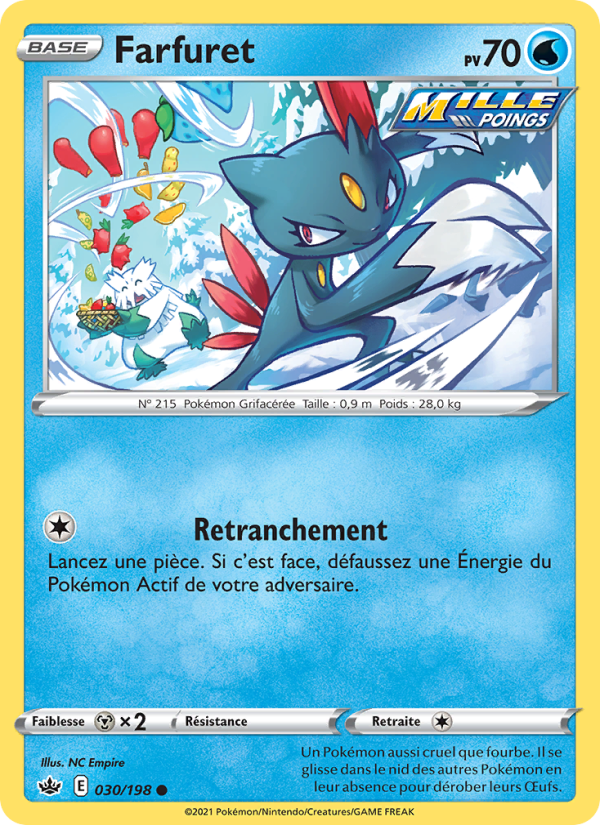 Farfuret 30 — Règne de Glace (French Pokémon TCG card)