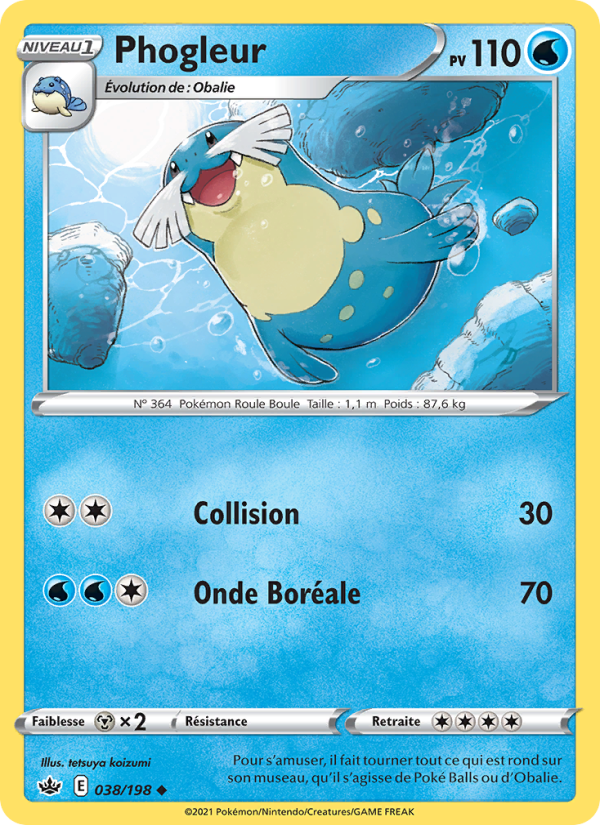 Phogleur 38 — Règne de Glace (French Pokémon TCG card)