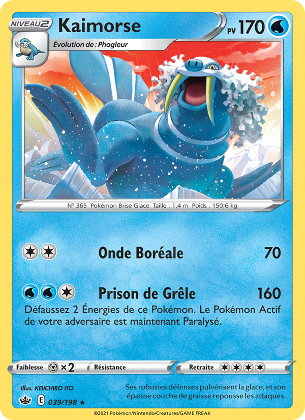 Kaimorse 39 — Règne de Glace (French Pokémon TCG card)