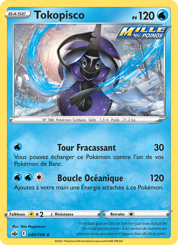 Tokopisco 40 — Règne de Glace (French Pokémon TCG card)