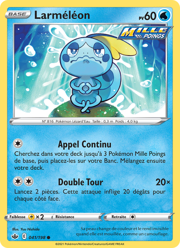 Larméléon 41 — Règne de Glace (French Pokémon TCG card)