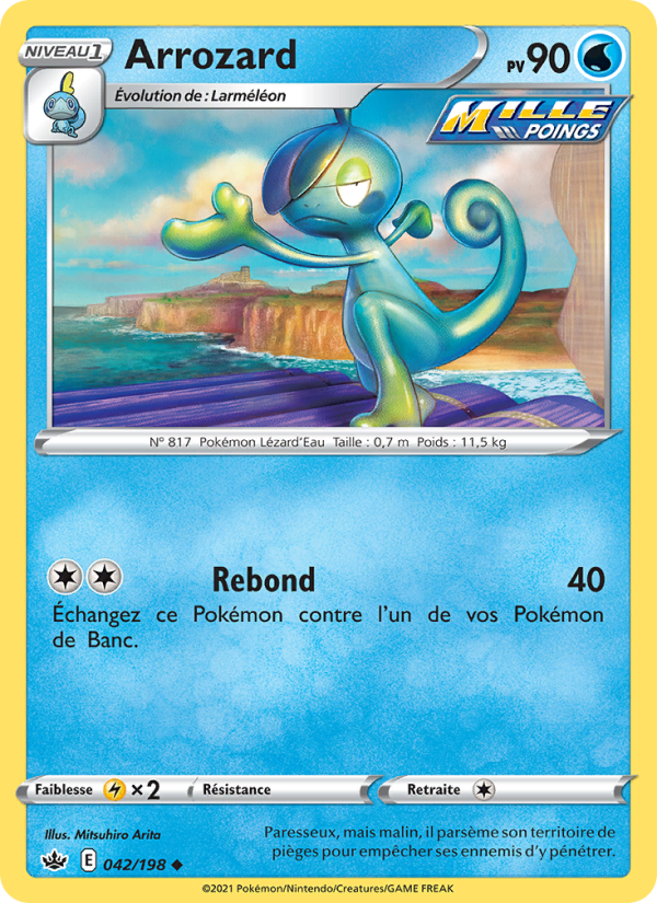 Arrozard 42 — Règne de Glace (French Pokémon TCG card)