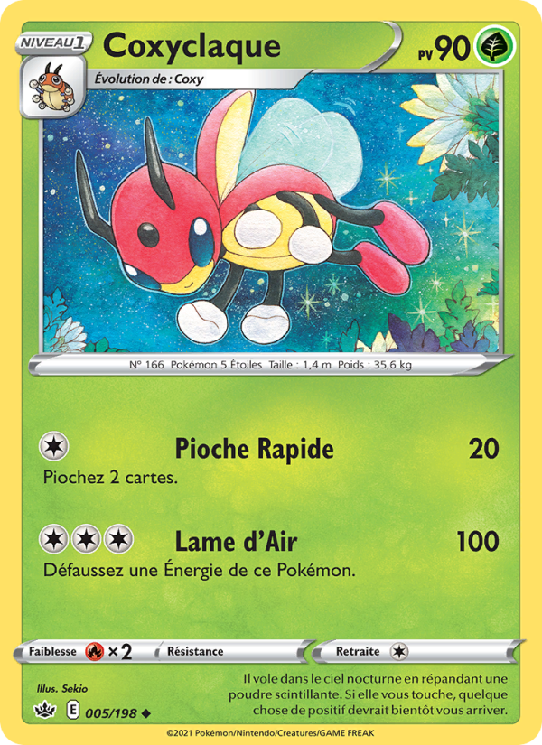 Coxyclaque 5 — Règne de Glace (French Pokémon TCG card)