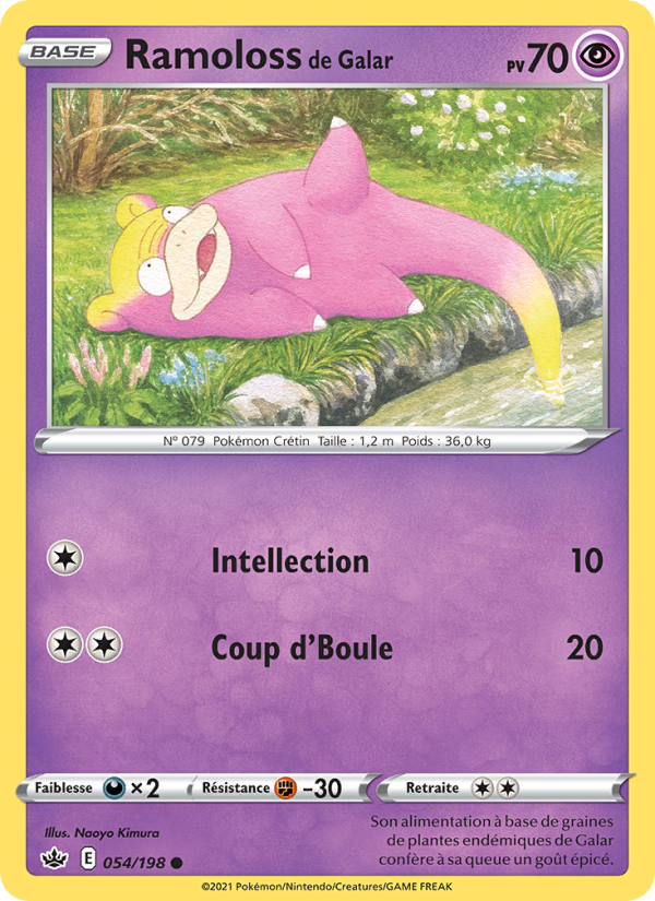 Ramoloss de Galar 54 — Règne de Glace (French Pokémon TCG card)