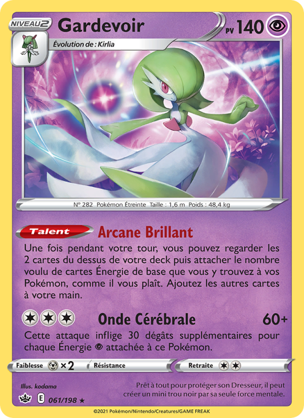 Gardevoir 61 — Règne de Glace (French Pokémon TCG card)