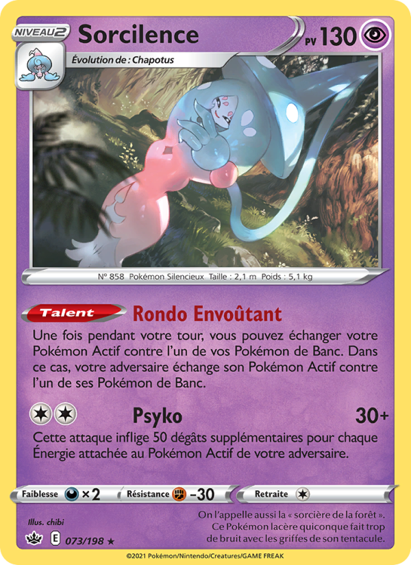 Sorcilence 73 — Règne de Glace (French Pokémon TCG card)