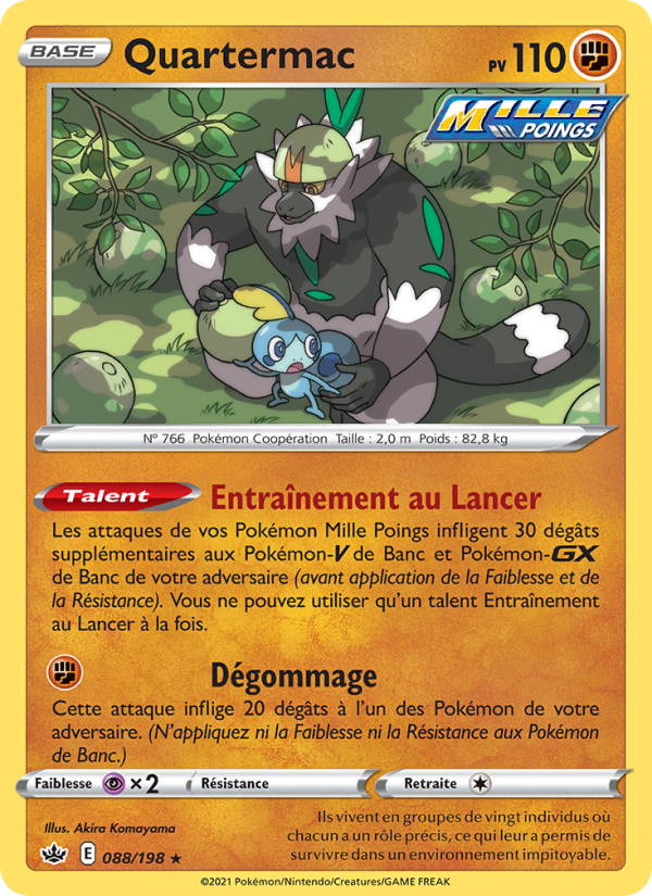 Quartermac 88 — Règne de Glace (French Pokémon TCG card)