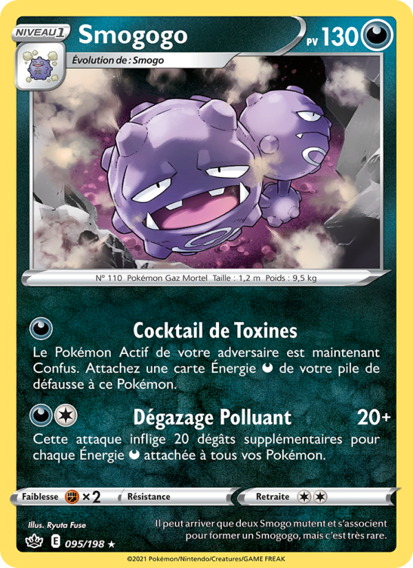 Smogogo 95 — Règne de Glace (French Pokémon TCG card)