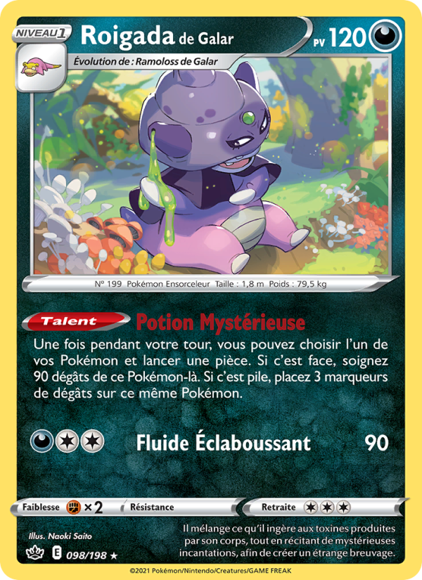 Roigada de Galar 98 — Règne de Glace (French Pokémon TCG card)