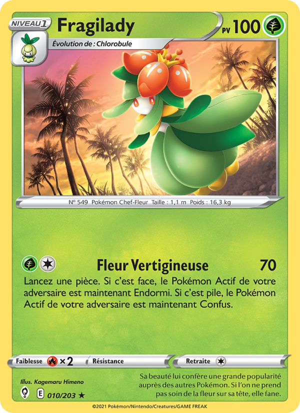 Fragilady 10 — Évolution Céleste (French Pokémon TCG card)