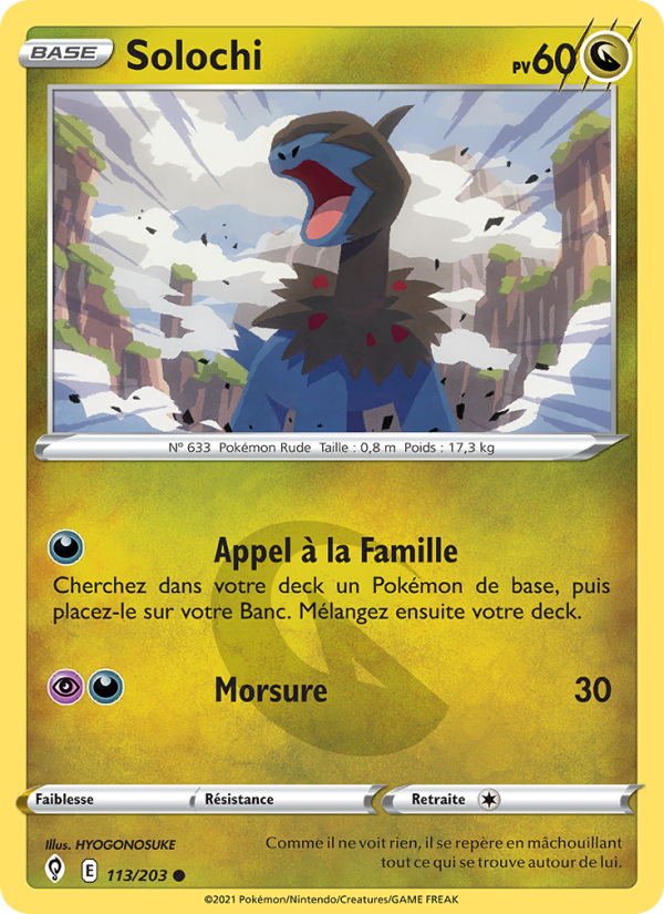 Solochi 113 — Évolution Céleste (French Pokémon TCG card)